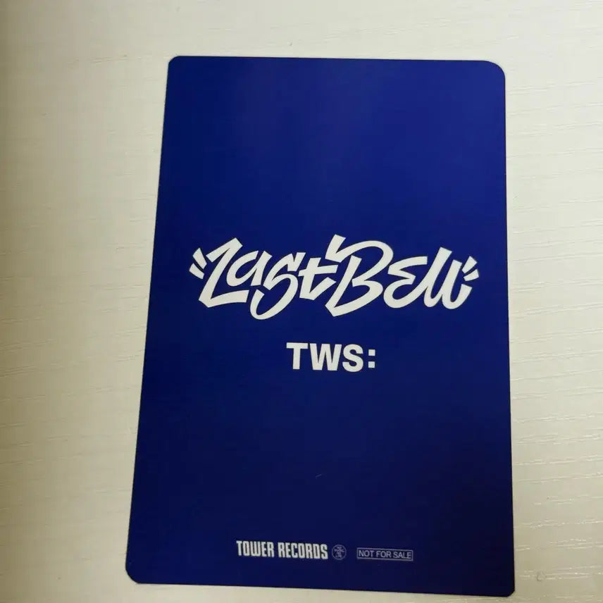TWS 지훈 투어스 한지훈 포카 lastbell 타워레코드 럭드