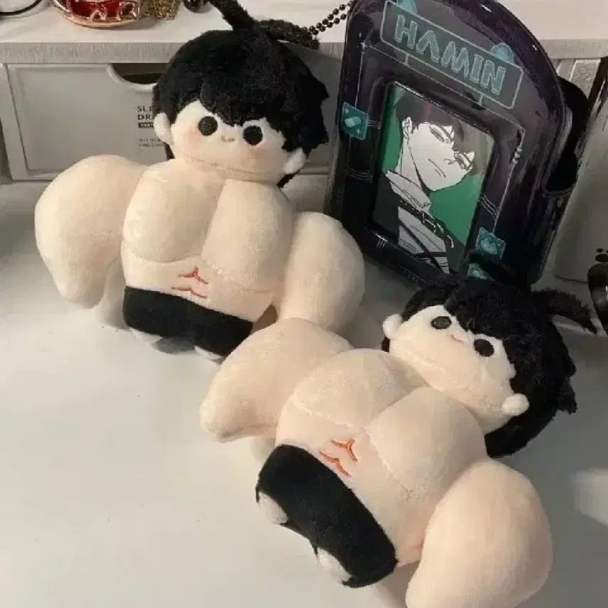 특전포카포함 근육플브 하민 양도 플레이브 비공식 솜인형