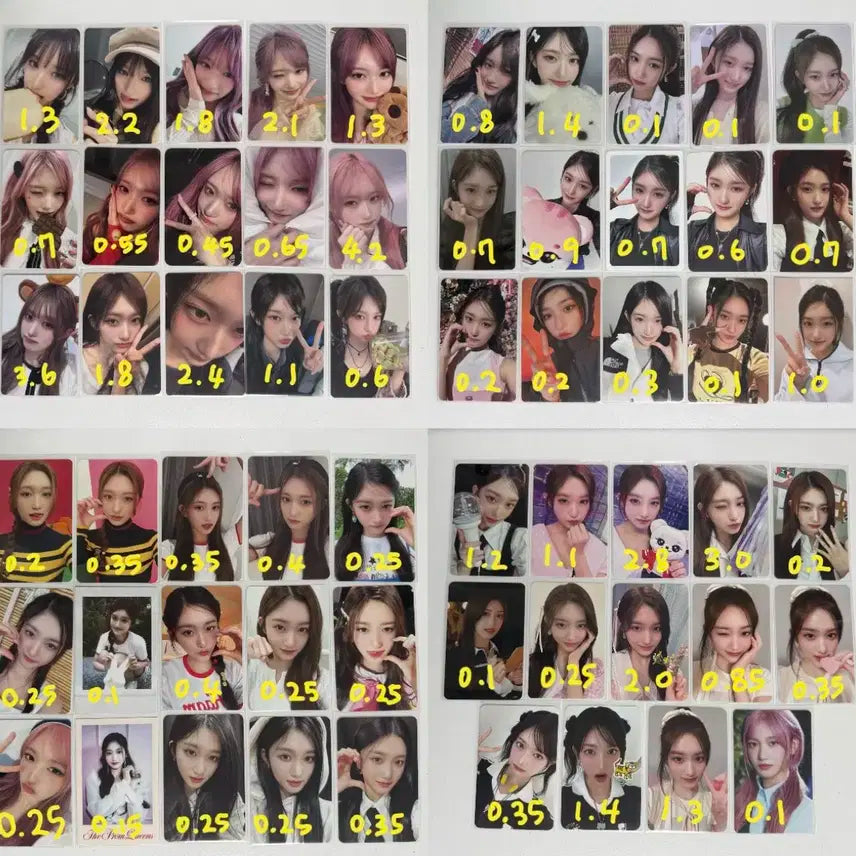 아이브 포카 양도합니다 원영유진리즈이서가을레이헬로라이브콘서트럭드