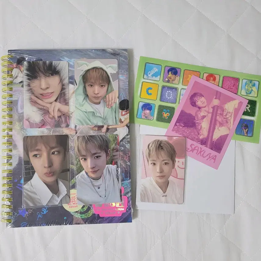 (유우시 포카 세트)엔시티위시 컬러 포토북 앨범 초회한정반 폴라는 사쿠야