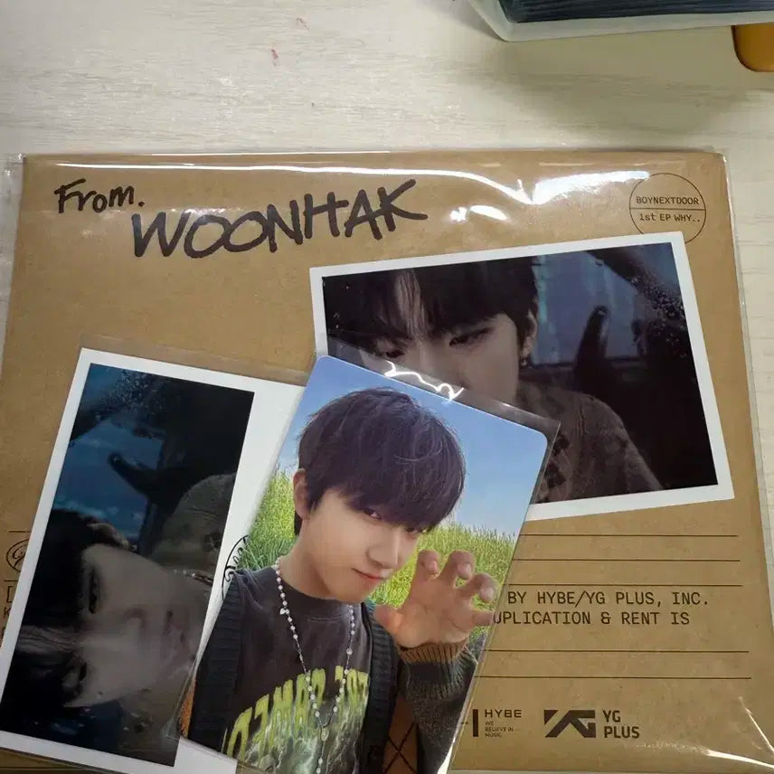 보이넥스트도어 [WHY..] LETTER VER. 운학 세트 보넥도