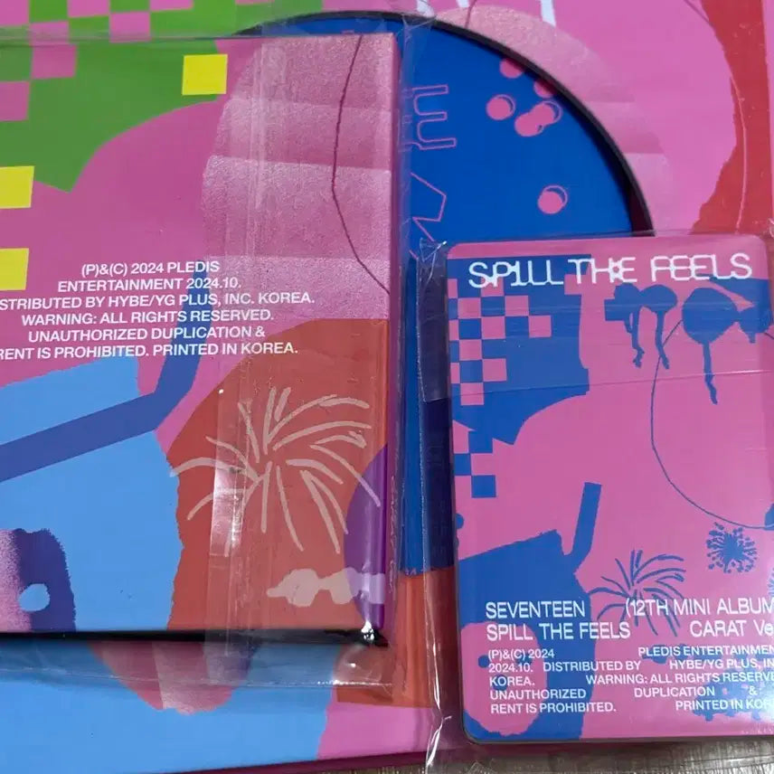 미개봉 세븐틴 명호 디에잇 spill the feels 캐럿반