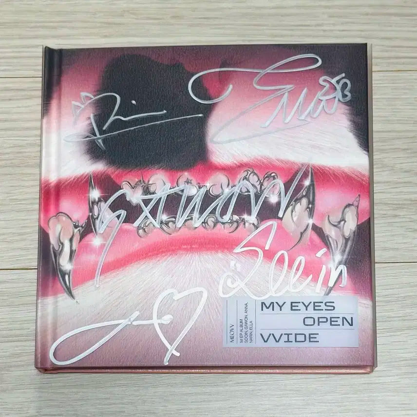 MEOVV 미야오 my eyes open wide 싸인 앨범 양도 판매