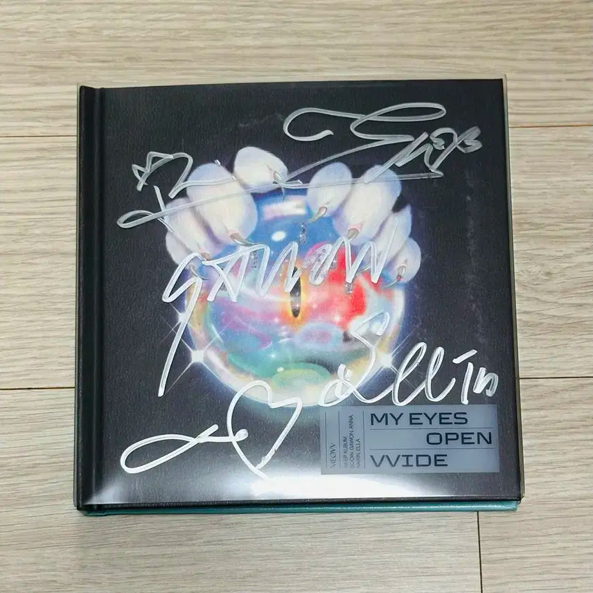 MEOVV 미야오 my eyes open wide 싸인 앨범 양도 판매
