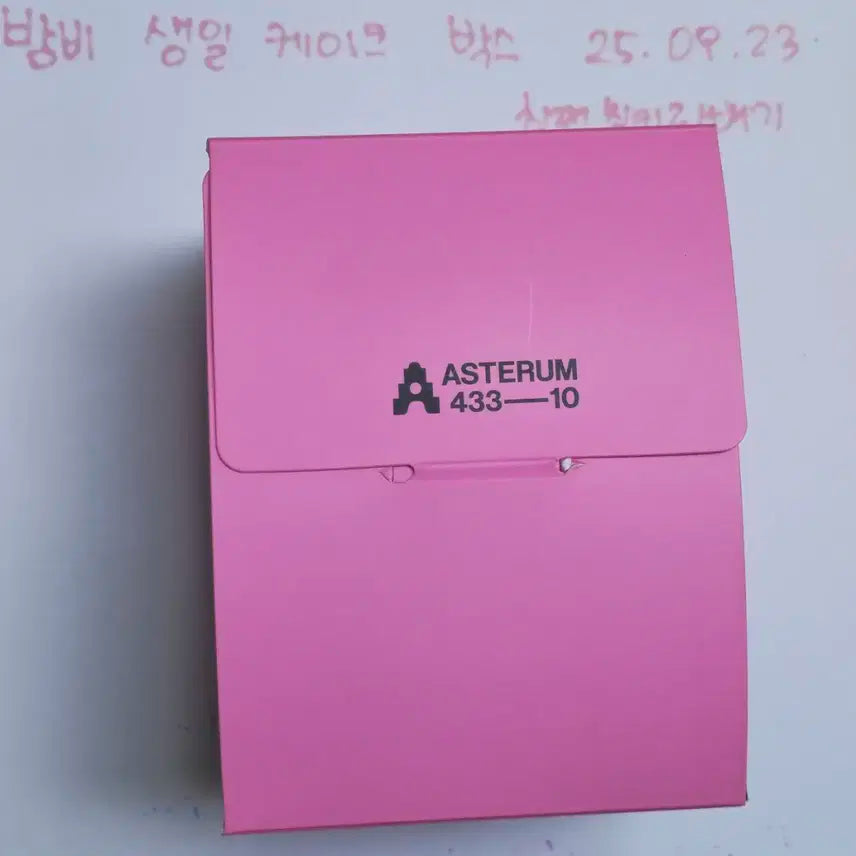 플레이브 밤비 생일 케이크 박스