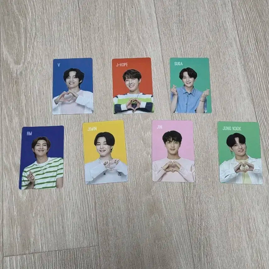 방탄소년단 칠성사이다 콜라보 포토카드