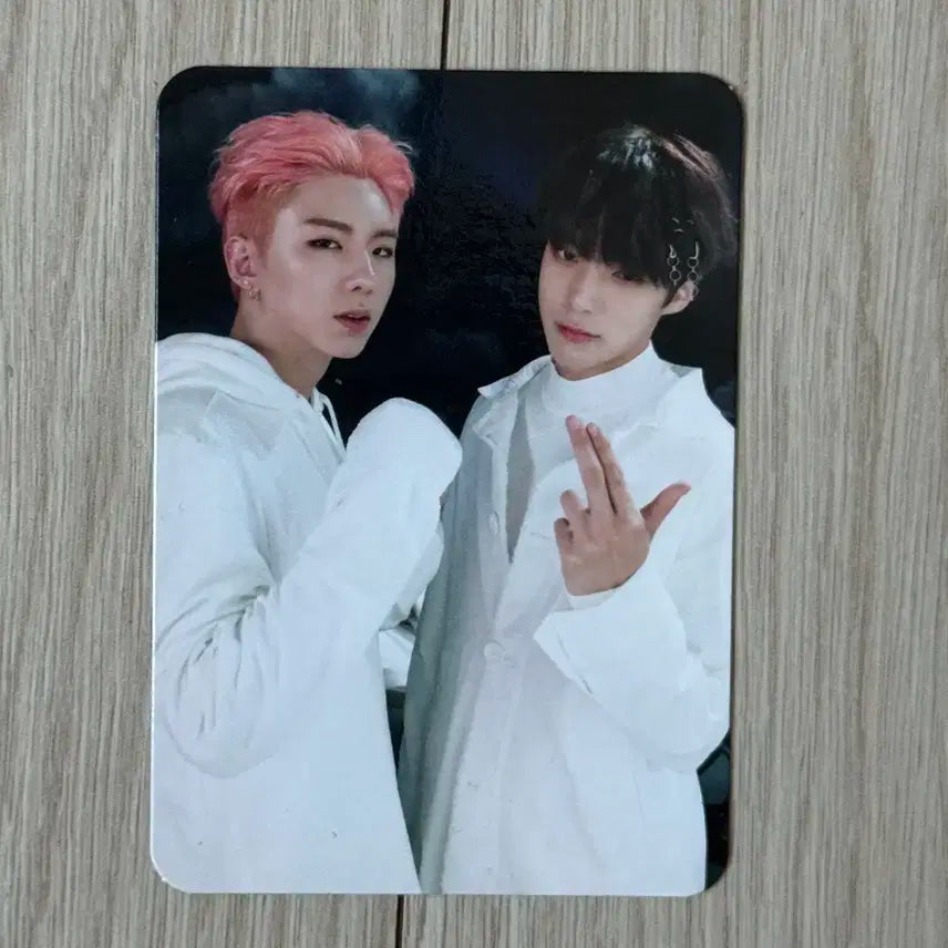 몬스타엑스 민혁 기현 유닛 파이터 공방 포카