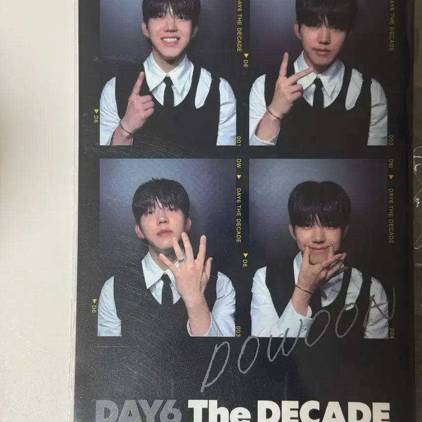 데이식스 도운 초도한정 네컷