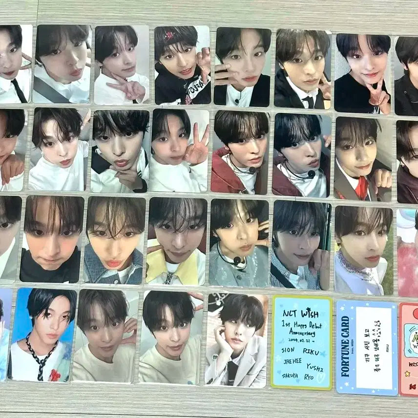 nct wish 리쿠 포토카드 대량 일괄 양도
