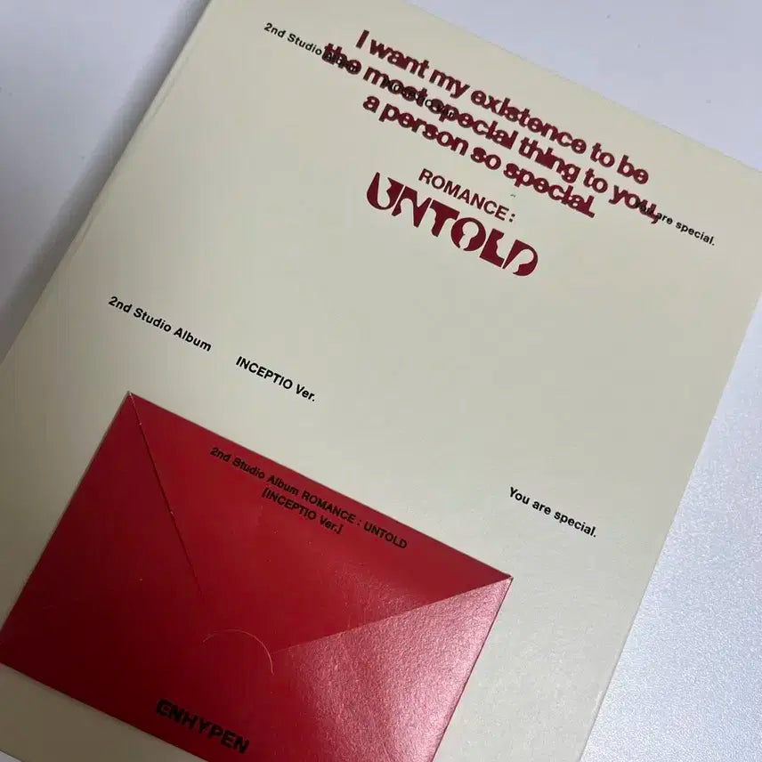 포카있)엔하이픈 언톨드 인셉티오 앨범 정원희승종성재윤성훈선우니키