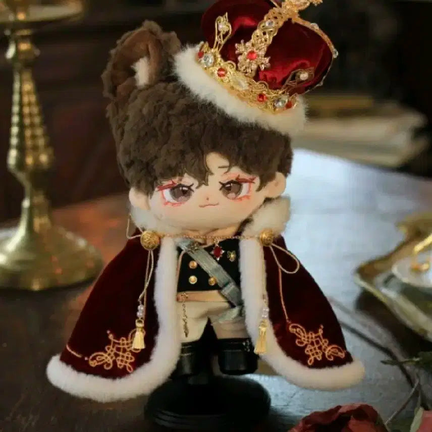 왕관 인형 커플 세트 20깅옷 20cm 인형옷 대관식 의상 일괄