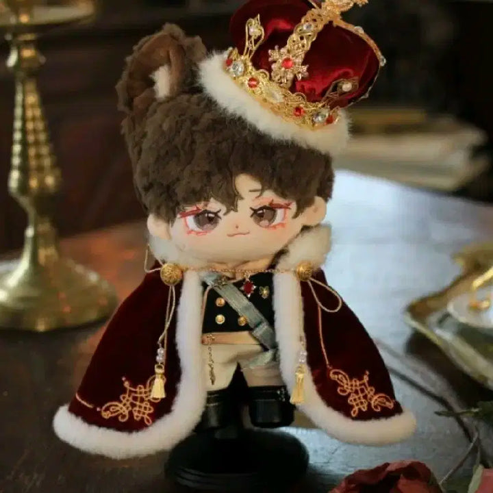 왕관 인형 커플 세트 20깅옷 20cm 인형옷 대관식 의상 일괄