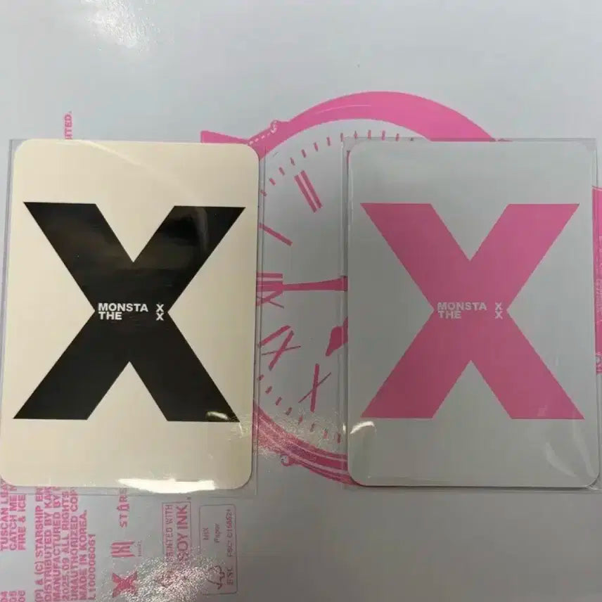 몬스타엑스 n the front 민혁 포카 일괄