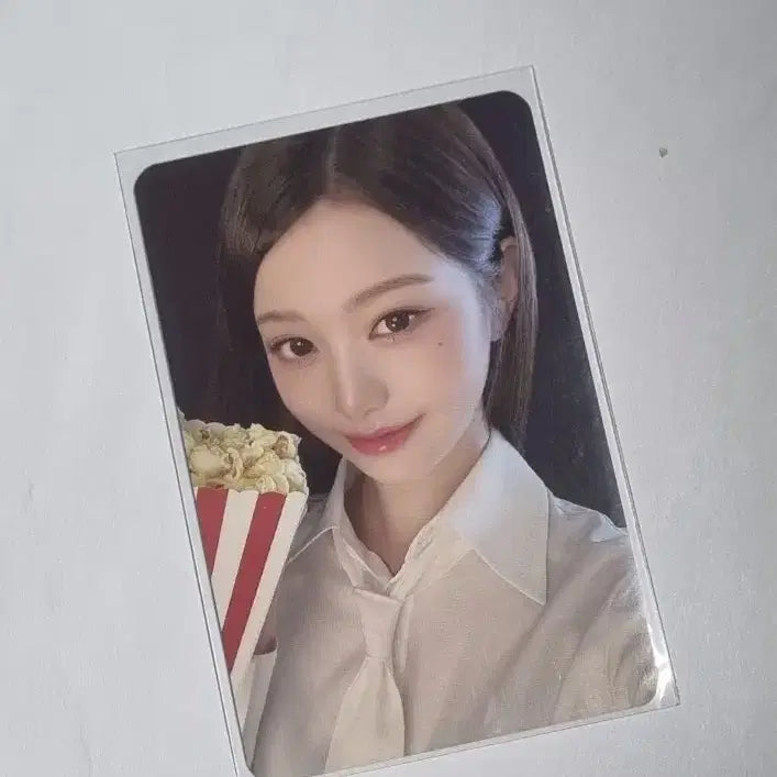 아이브 원영 롯데 시네마 팝업 팝콘 파우치 포카