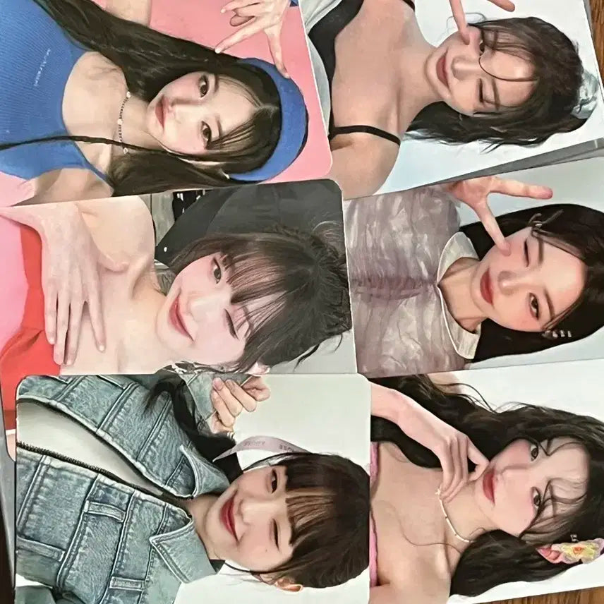아이브 장원영 어뮤즈 포카 6장 일괄