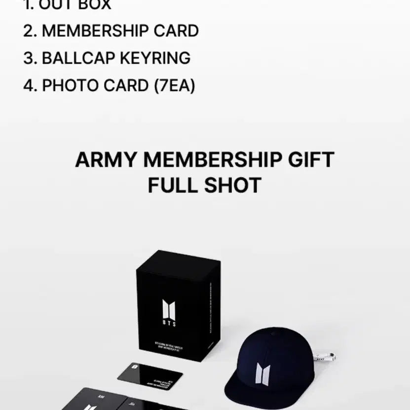 BTS ARMY MEMBERSHIP GIFT