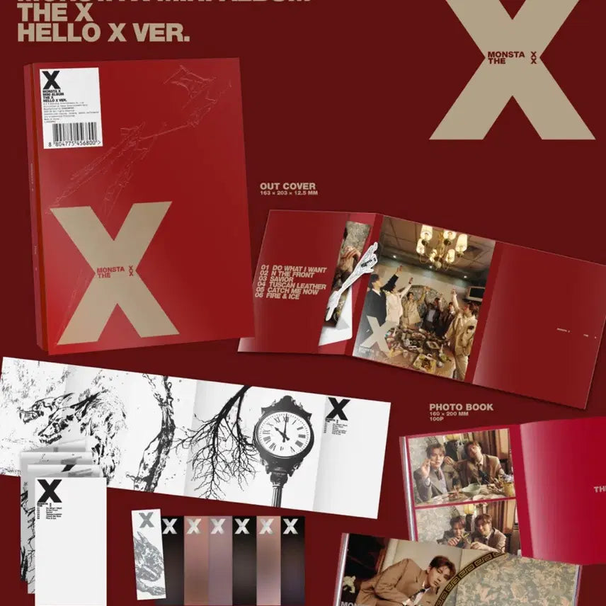몬스타엑스 The X Hello X 버전 앨범 미개봉
