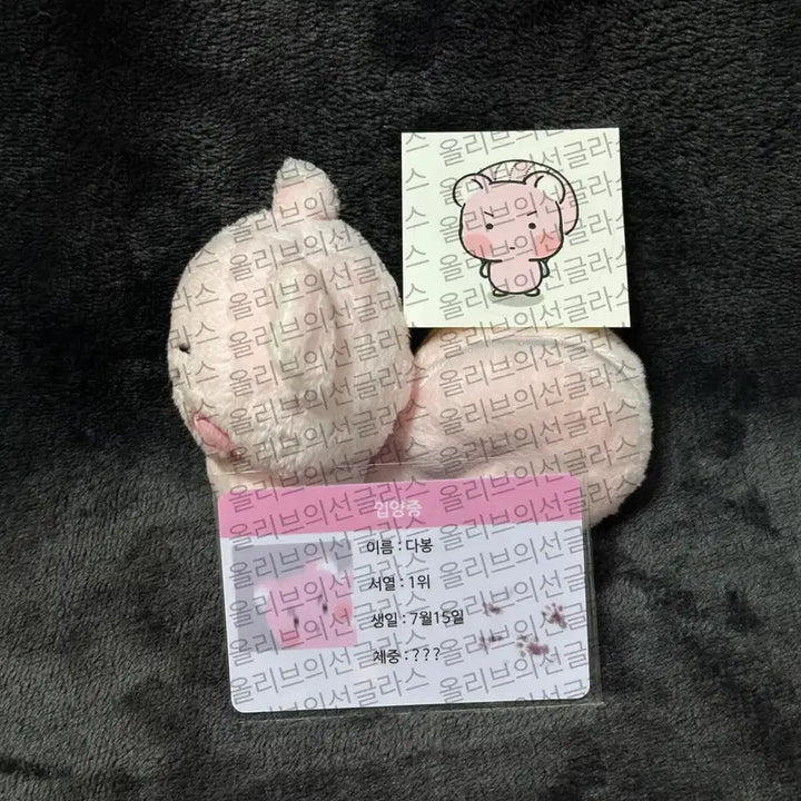 암다봉 플레이브 밤비 인형