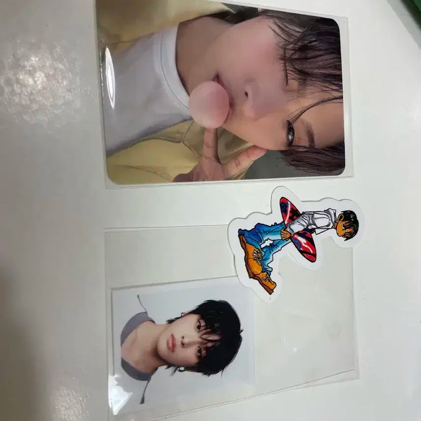 리쿠 쿠리 포카 증사 스티커 세트