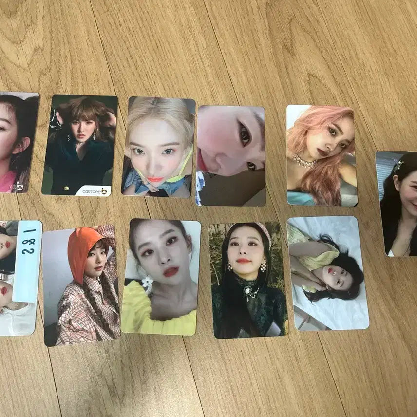 레드벨벳 포토카드, 교통카드 일괄