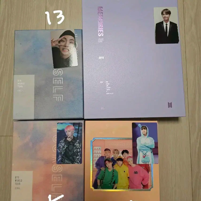 방탄소년단 메모리즈 럽셀콘 서울 유럽/머사터/ + 포토카드 뷔