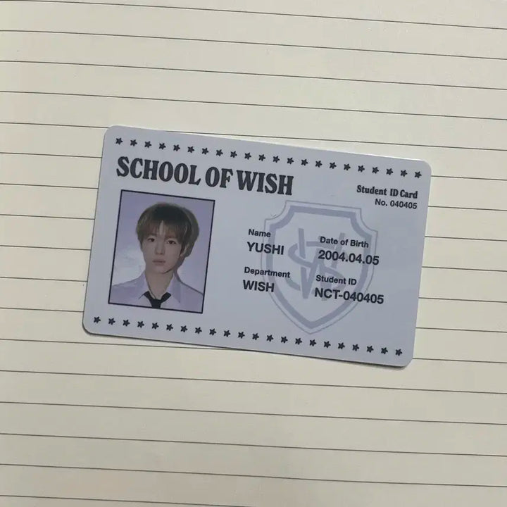 NCT WISH 유우시 스오위 콜북 아이디카드