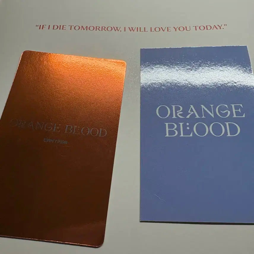 엔하이픈 제이크 포토카드 2장