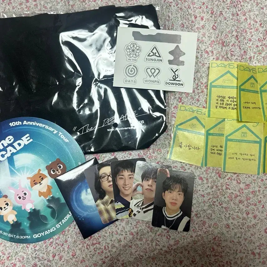 데이식스 고양콘 DAY 1 입장기프트 + 타투스티커 + 팝업컨페티