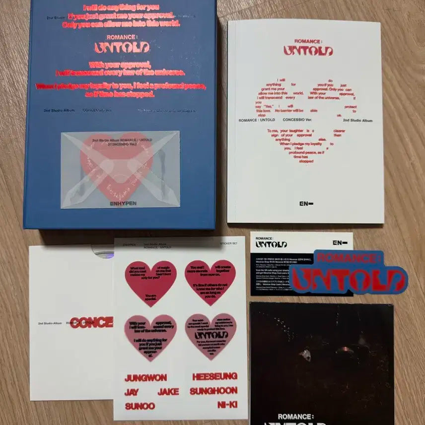 엔하이픈 로맨스 언톨드 Concessio 앨범