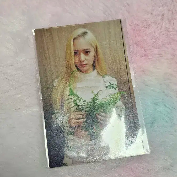 에프엑스 크리스탈 정수정 레드라이트 포카