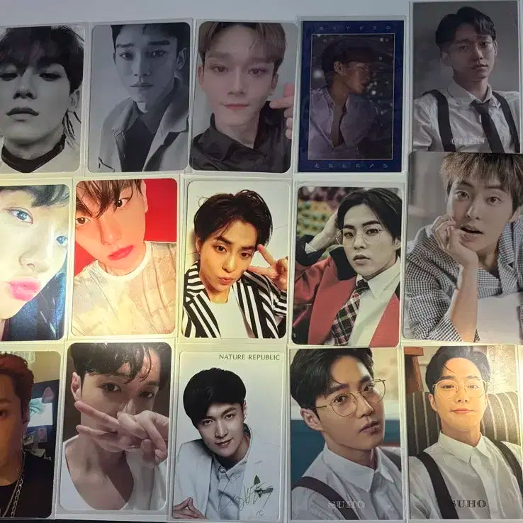 Exo poca 엑소포카 40장 공식 exo photocard 일괄