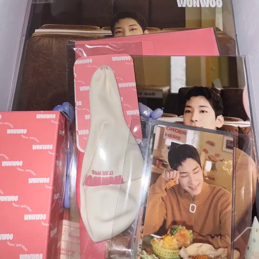 세븐틴 원우 생일박스 ver.3 버전3 생박 포카 양도 풀구성 쿱스 민규