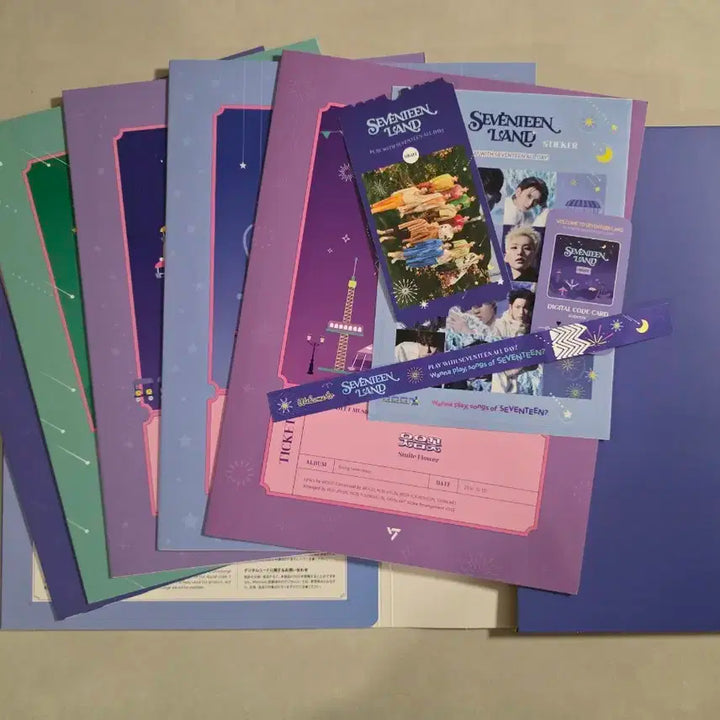 세븐틴 악보집 세트 Seventeen Land Day/Night