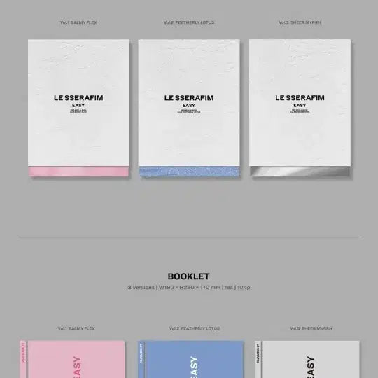 르세라핌 Lesserafim, 앨범, easy(이지)