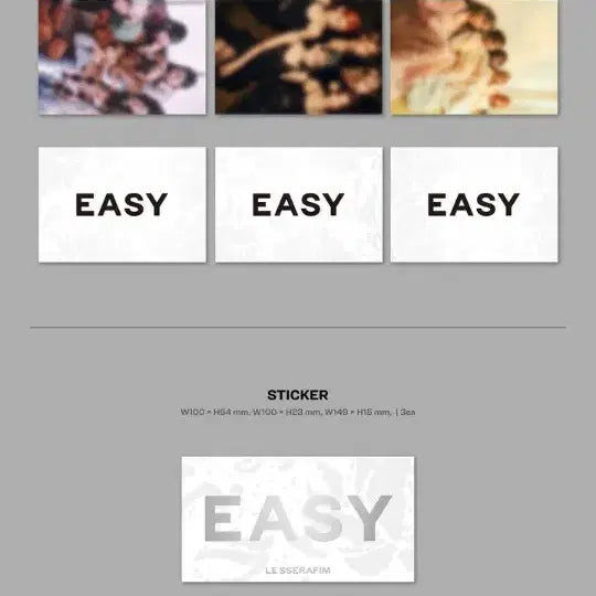 르세라핌 Lesserafim, 앨범, easy(이지)