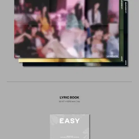 르세라핌 Lesserafim, 앨범, easy(이지)