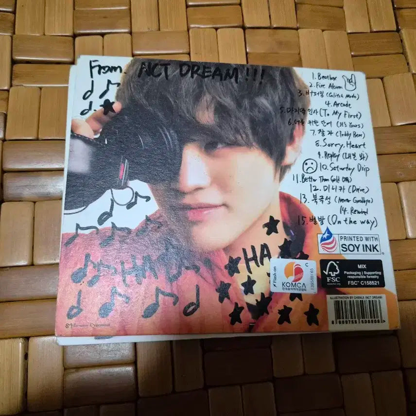 NCT DREAM Beatbox 앨범 천러 친필 사인
