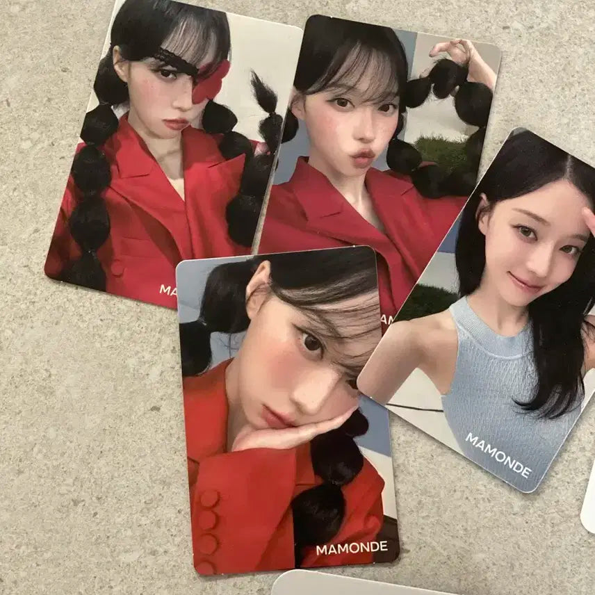 에스파 윈터 포카 4장 +스티커 일괄 포토카드