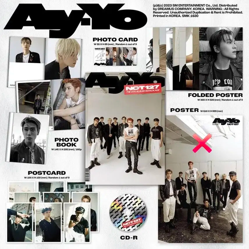 NCT127 정규 4집 리패키지 Ay-Yo B ver.