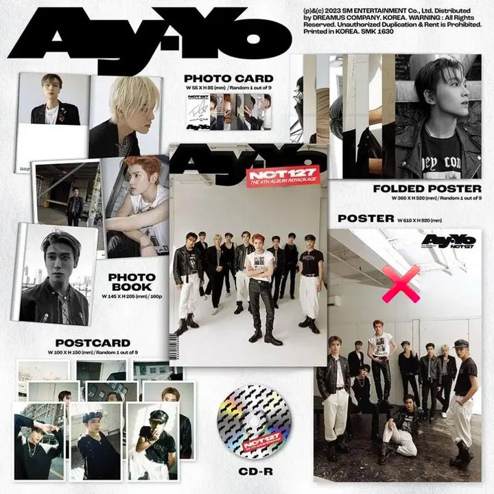 NCT127 정규 4집 리패키지 Ay-Yo B ver.