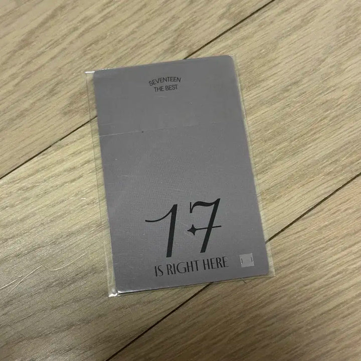 17 IS RIGHT HERE 승관 M2U 럭드포카