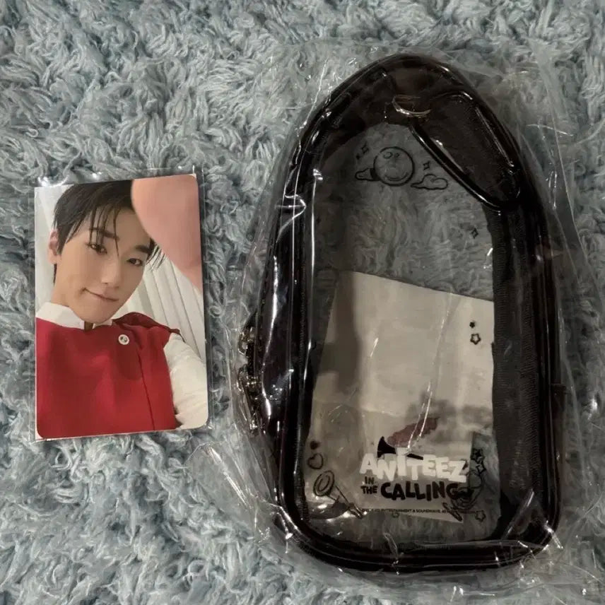 에이티즈 애니티즈 산 pc + pvc 인형 파우치 양도