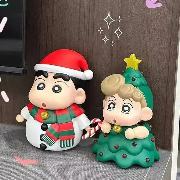 크리스마스 샤오신 짱구 피규어 세트
