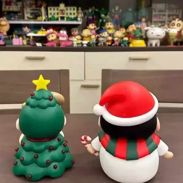 크리스마스 샤오신 짱구 피규어 세트