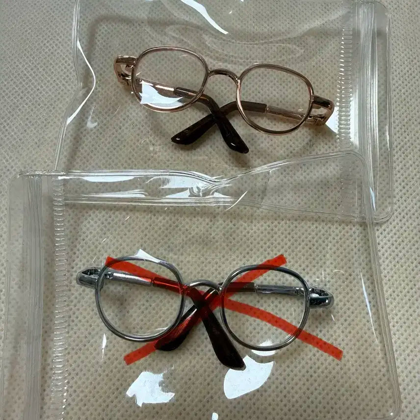 10cm 솜인형 안경