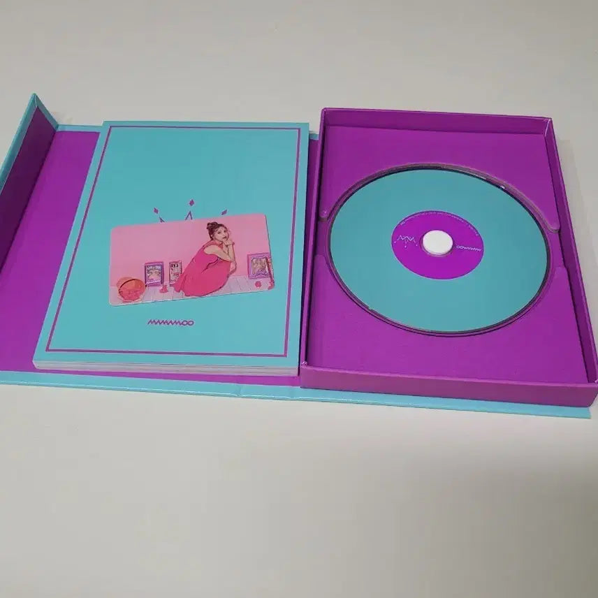 마마무 미니5집 퍼플 앨범(상태최상)+포토카드