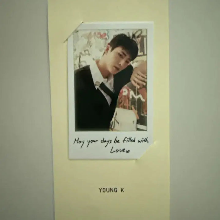 영케이 폴라로이드 (친필 문구 포함)