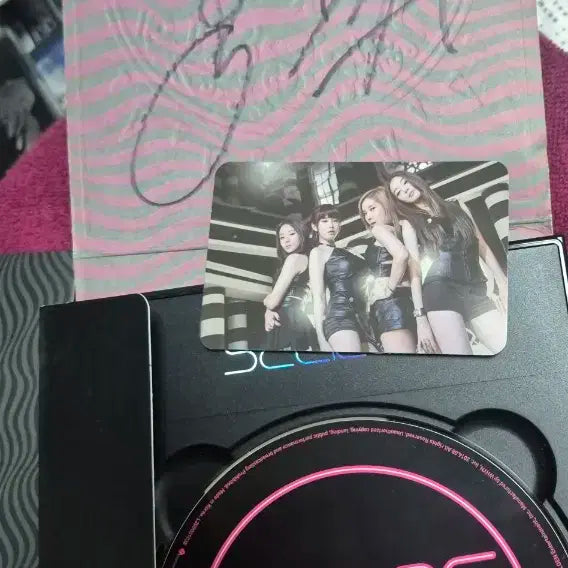 시크릿 미니5집 친필사인반