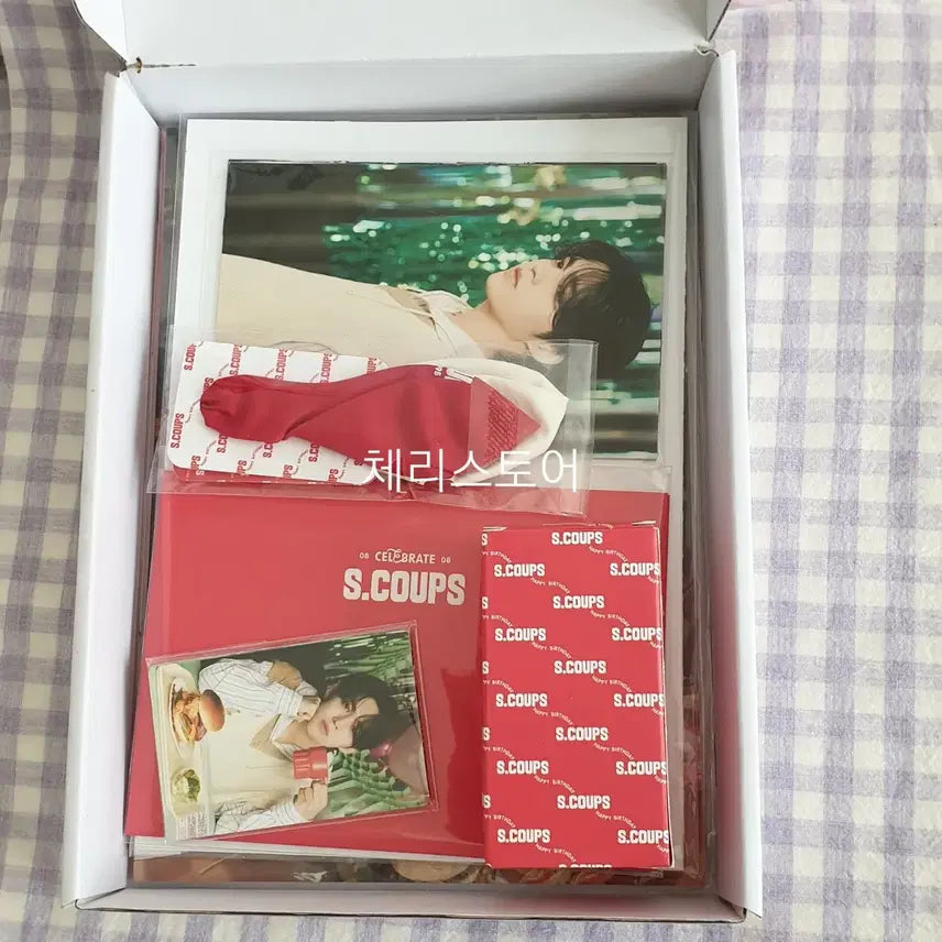 세븐틴 에스쿱스 생일 박스 svt 키트 비공굿 포함