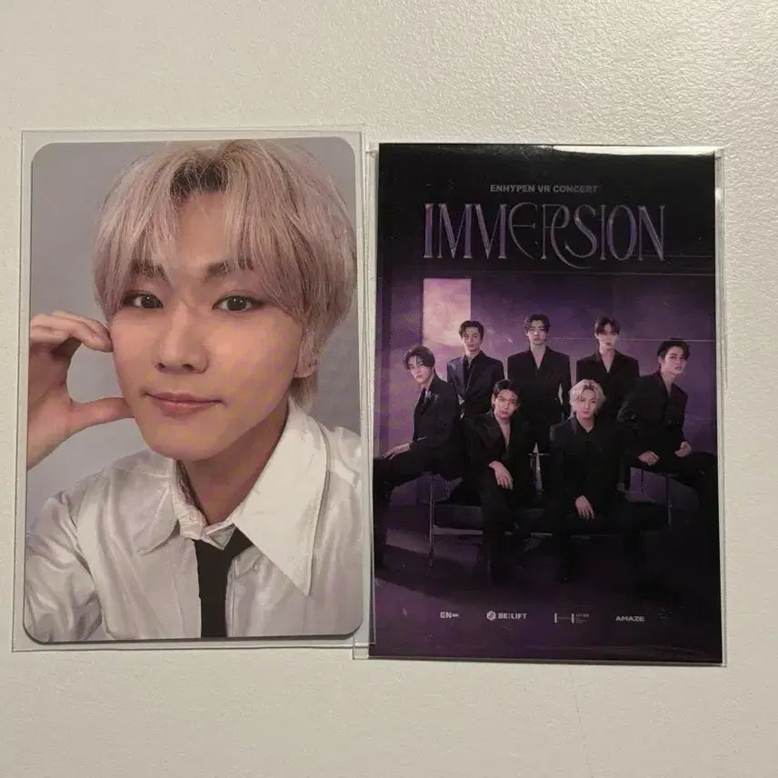 엔하이픈 브이알 콘서트 vr 정원 특전 포카